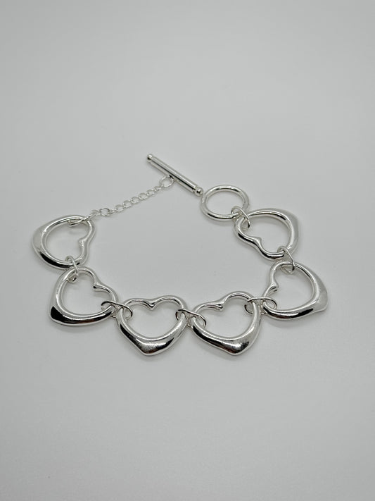 Y2K Hearts 925 Sterling Silver